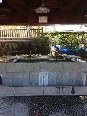 照國神社の手水舎