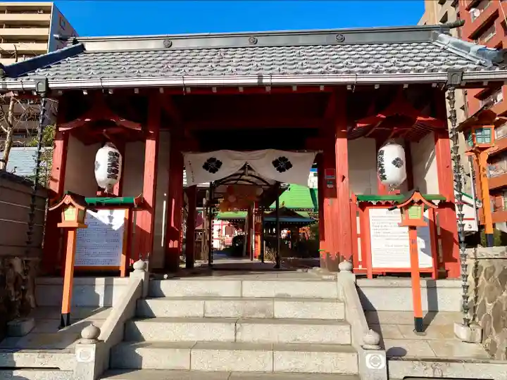 仙台大神宮の山門・神門