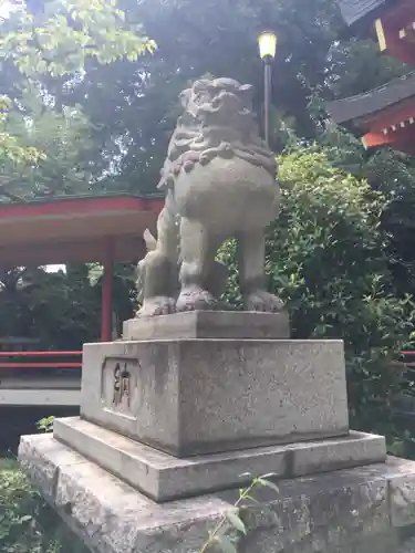 自由が丘熊野神社の狛犬