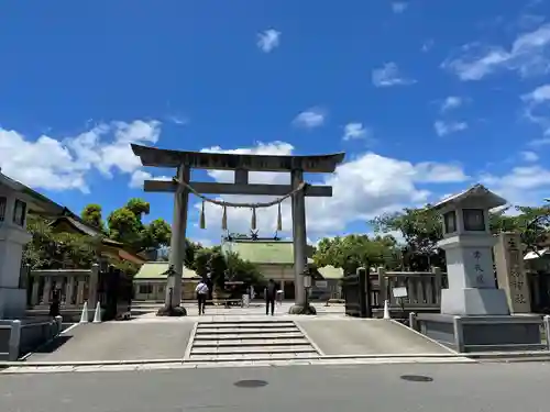 生國魂神社の鳥居