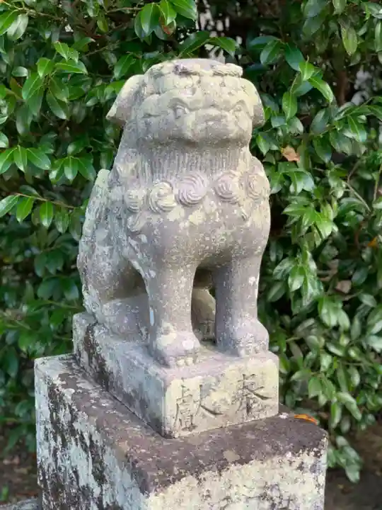 松陰神社の狛犬