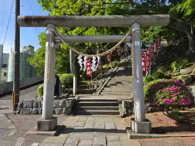 温泉神社〜いわき湯本温泉〜の鳥居