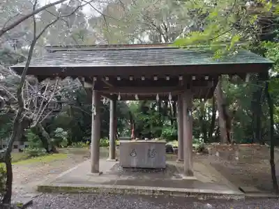 縣居神社の手水舎