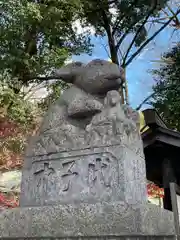 調神社の狛犬