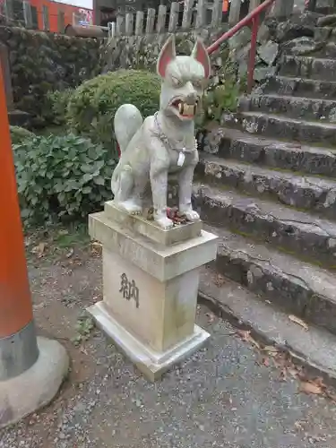 浮羽稲荷神社の狛犬