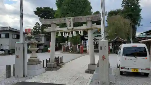 川越八幡宮の鳥居