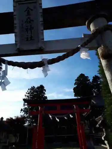 金谷神社の鳥居