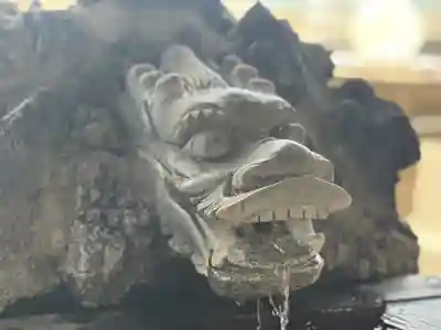 多摩川浅間神社の手水舎