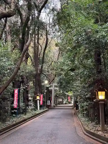 道野辺八幡宮の景色