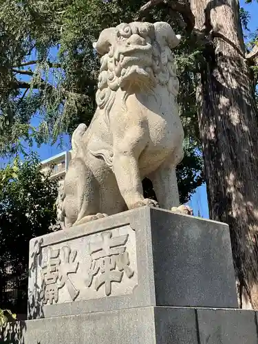 下神明天祖神社の狛犬