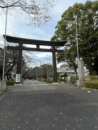 愛知縣護國神社の鳥居