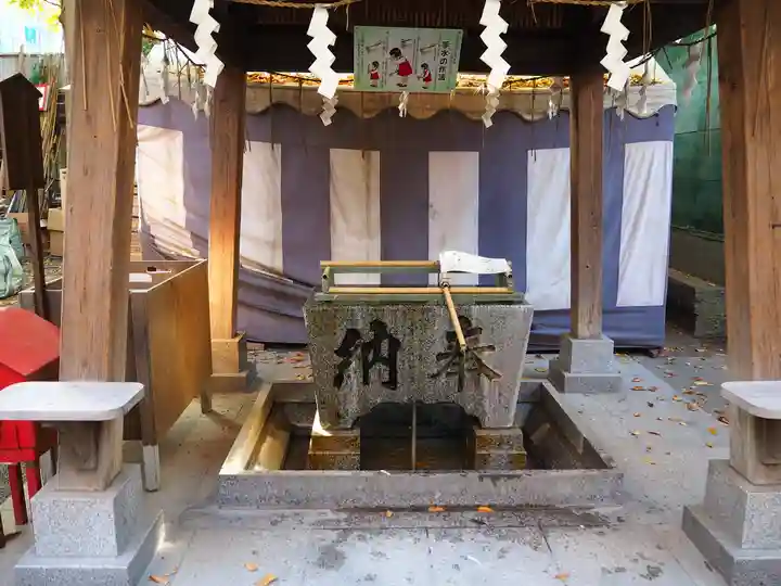 子安神社の手水舎