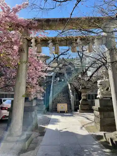 元三島神社の鳥居