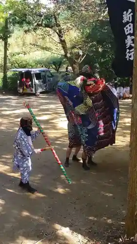 真妻神社の神楽