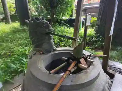 須山浅間神社の手水舎