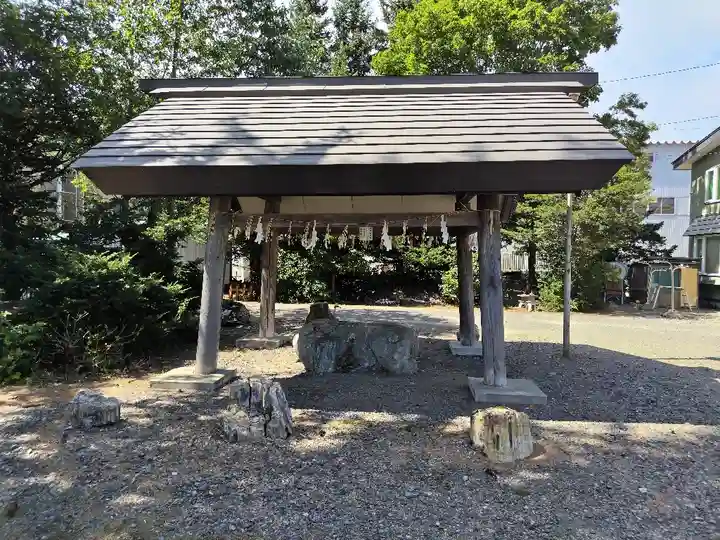 下川神社の手水舎