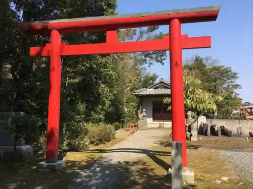 来薫院（妙興寺塔頭）の鳥居