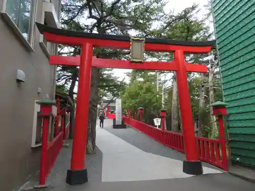 冨士山小御嶽神社の鳥居