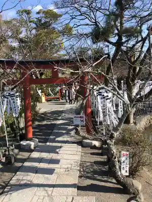 旗上弁財天社の鳥居