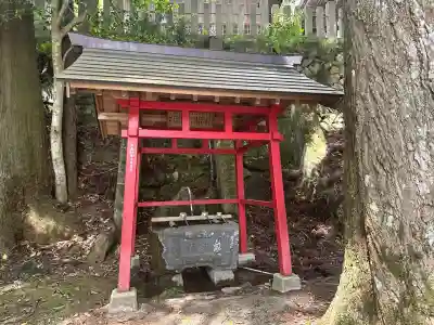 齋神社の手水舎