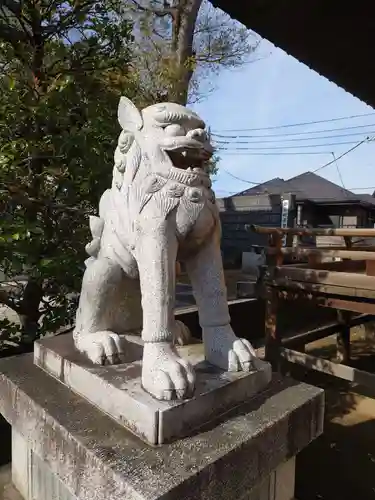 西台天祖神社の狛犬