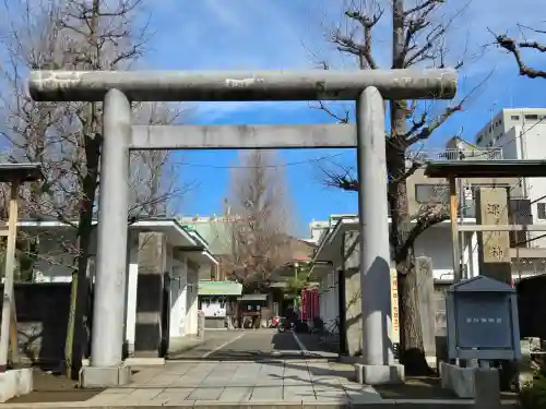 深川神明宮の鳥居