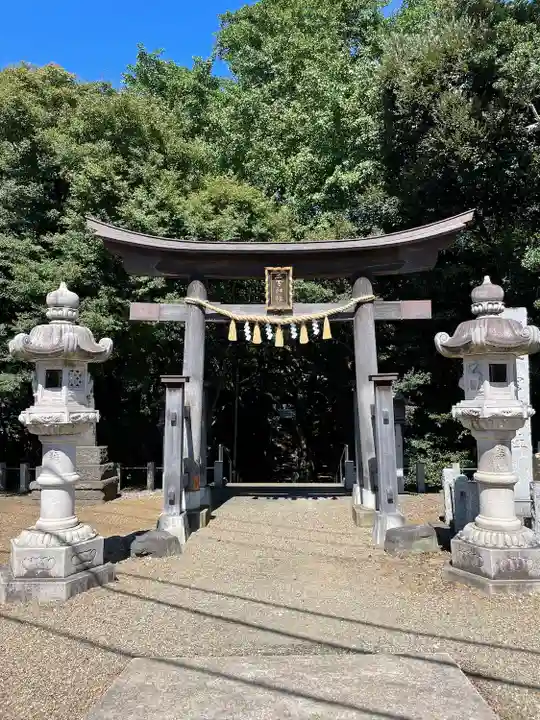 下総国三山 二宮神社の鳥居