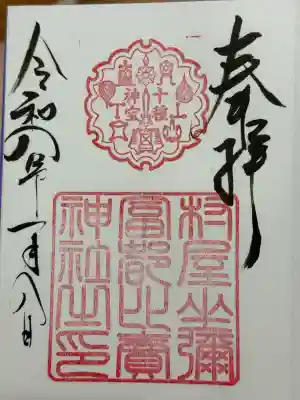 村屋坐弥冨都比売神社(奈良県)