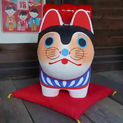 滑川神社 - 仕事と子どもの守り神の狛犬