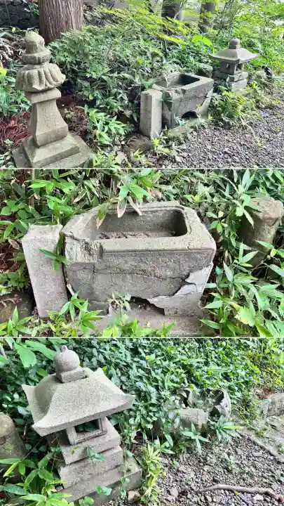 船魂神社の手水舎