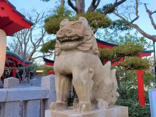 生田神社兵庫宮御旅所の狛犬