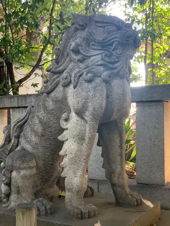 渋谷氷川神社の狛犬