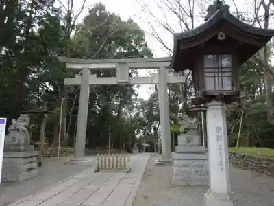 谷保天満宮の鳥居