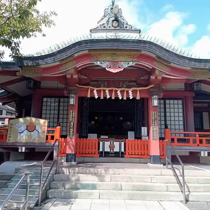 阿倍王子神社の本殿・本堂