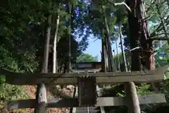 阿久津「田村神社」（郡山市阿久津町）旧社名：伊豆箱根三嶋三社の鳥居