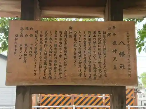 八幡社（日比津八幡社）の歴史