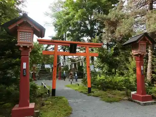 比布神社の鳥居