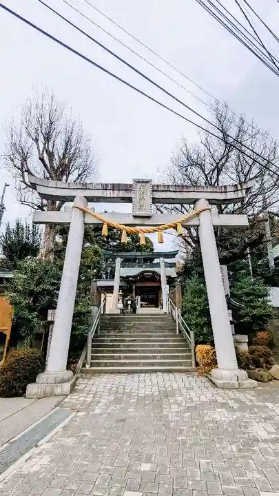 鳩ヶ谷氷川神社の鳥居