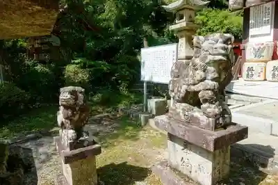 若山神社の狛犬