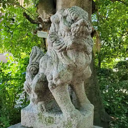 萱津神社の狛犬