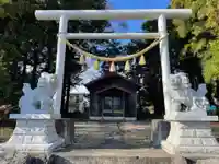 下中野温泉神社の狛犬