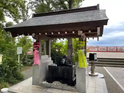 多摩川浅間神社の手水舎