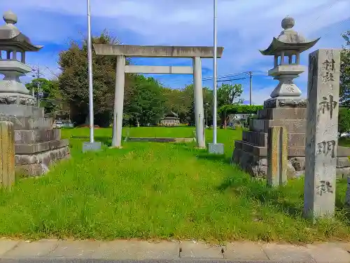 神明社（池部）の鳥居