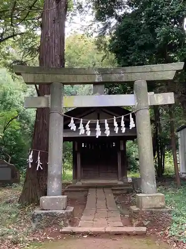 鳩峯八幡神社の鳥居