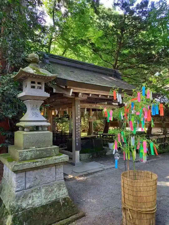 伊佐須美神社の手水舎