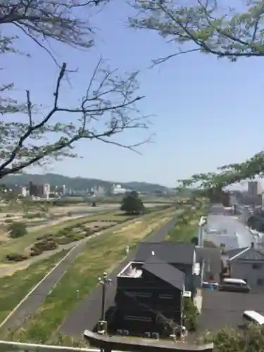 女浅間神社の景色