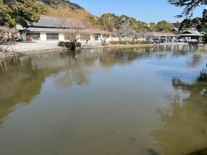 旗上弁財天社の景色