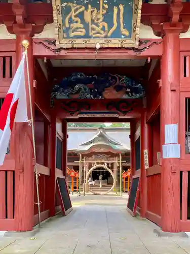 長沼八幡宮の山門