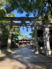 多摩川浅間神社の鳥居