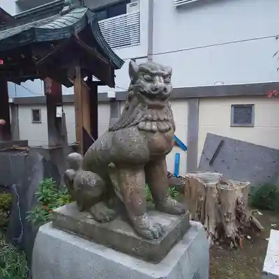 吉原神社の狛犬